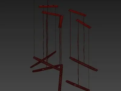 Unique modern pendant lights 3D model