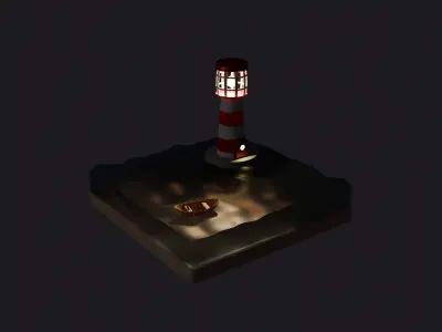 lighthouse 3D model 12