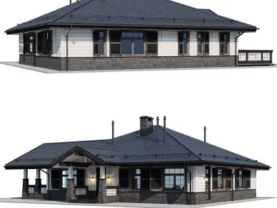 Modern house 19 3D model