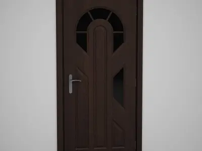 CGAxis Door 3D model 13