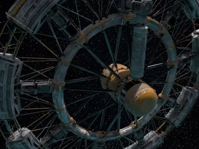 Space Module 003 3D model