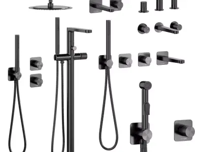 Mixer Set WasserKRAFT Tauber 6400 3D model