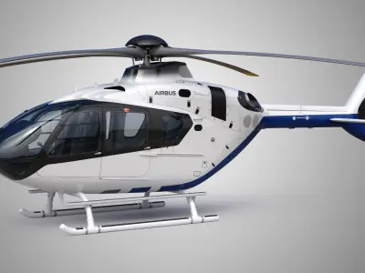  Airbus Helicopter H135 - Eurocopter EC135 with Cockpit and Interior 