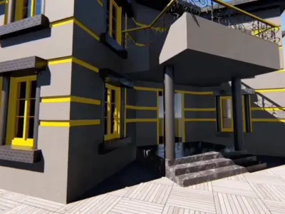 Dubai Most Luxurious Mansion model 3D model