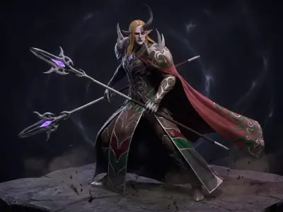 fantasy Low-poly 3D model