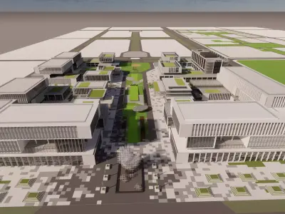 Modern City Block -A27 3D model