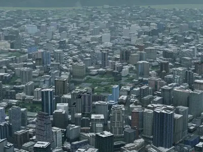 Real Time City 17 3D model