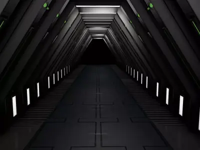 Sci Fi Tunnel  3D model