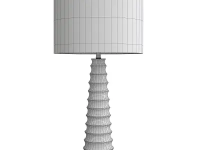 Currey and Co Kanikel Table Lamp Low-poly 3D model