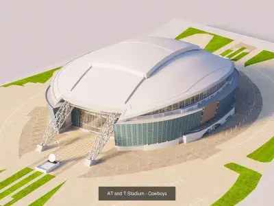 world cup 2026 stadiums 3D Model Pack