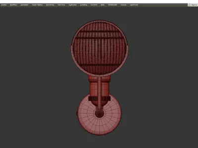 HEADLIGHT SCONCE Low-poly 3D model