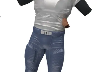 American Football Player A-Pose Fur 