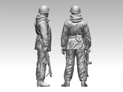 RUSSIAN SOLDIER 3D print model