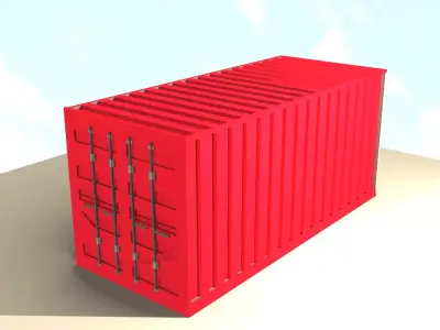Cargo Container Free 3D model