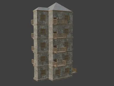 House Model 73 Low-poly 3D model