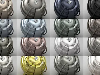 VRAY SHADER---METAL---Standard Texture