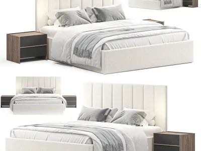 Bed Vega Floor 180 3D model