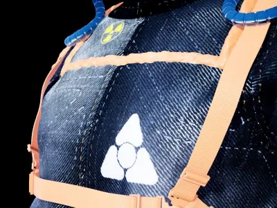 Modern Astronaut Suit 3D model