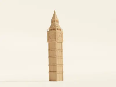Big Ben 3D print model