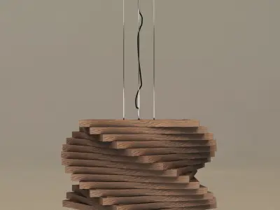 luster 3d model for living room 3D model