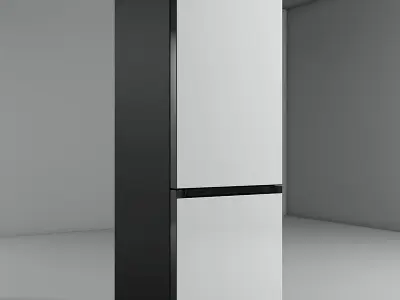 SAMSUNG BESPOKE REFRIGERATOR 2 DOOR PLUS 1 DOOR 3D model
