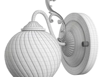 Charlotte Arte Lamp Low-poly 3D model