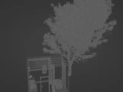 Modern Bathroom Low-poly 3D model