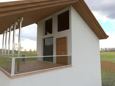 House Exterior 3D model 6