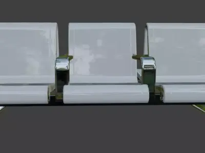 Waiting Bench 3D model