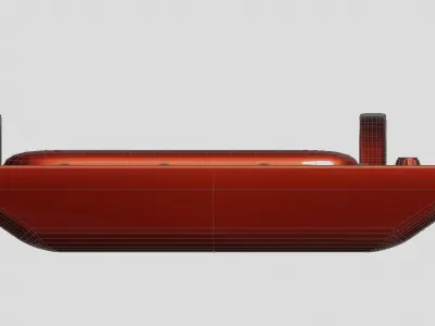 Spaceship LED lamp module  Free 3D model