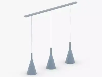 1497 - Hanging Lamp Low-poly 3D model