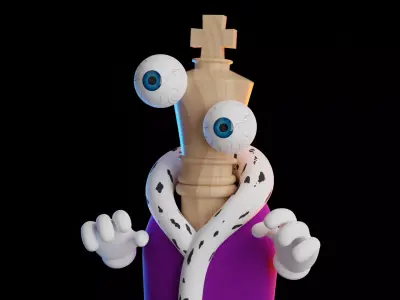 Kinger - The Amazing Digital Circus Low-poly 3D model