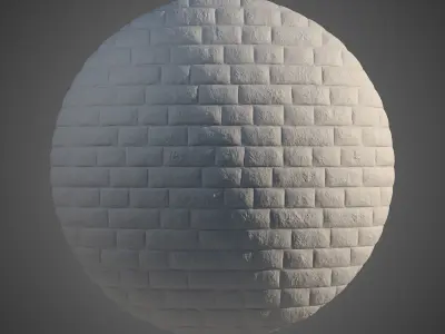 8K Large Area Linear Cobblestone 01 - 3 Variations Texture