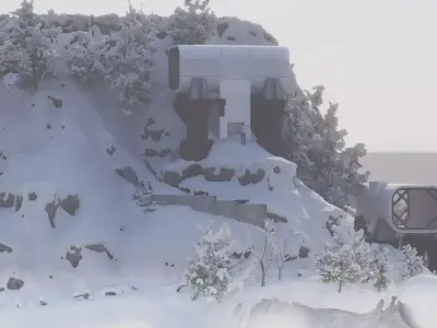 THE SNOW MOUNTAIN HABITAT ALPHA 2024 3D model