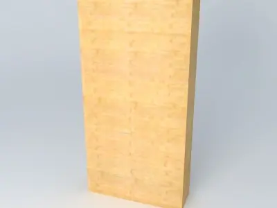 Shelf Cabinet DOORS HREGOFS 22 12 BRW Milano Oak 3D model