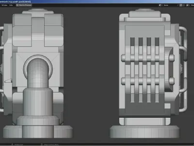 Sci-Fi Device 3D model