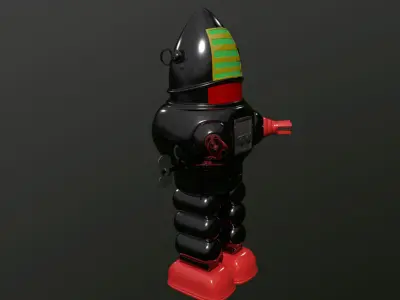 Vintage Japan Robby The Robot Toy Low-poly 3D model
