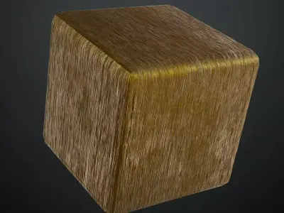 Golden Brushed PBR Seamless Texture