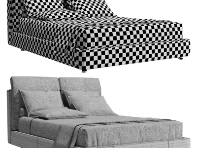 Alba Opera Contemporary Massimosistema Bed 3D model