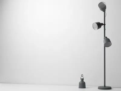 Floor Lamp - Hektar 3D model