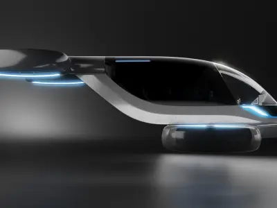  Futuristic Air Taxi 