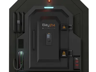 SciFi Spaceship Door 3D model