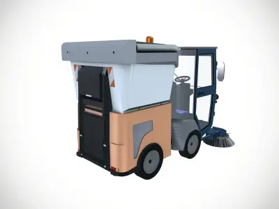 Street Sweeper 3D model
