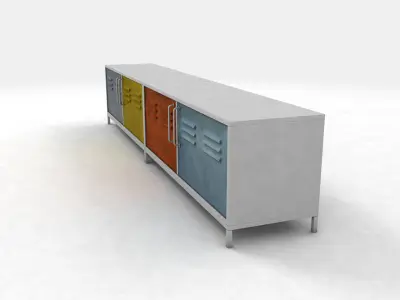 METAL CABINET 3D model