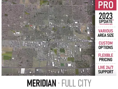 Meridian Low-poly 3D model