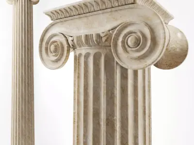 Ionic column 3D model