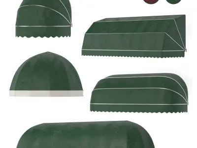 Awning collection vol 06 3D model