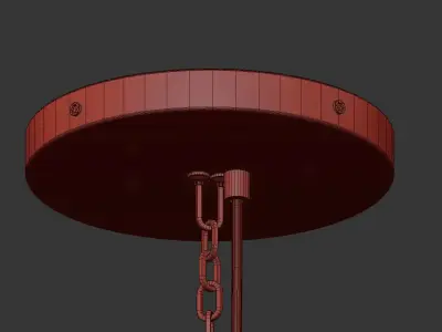 Industrial WHEEL Pendant by DRLIGHT 3D model purchase