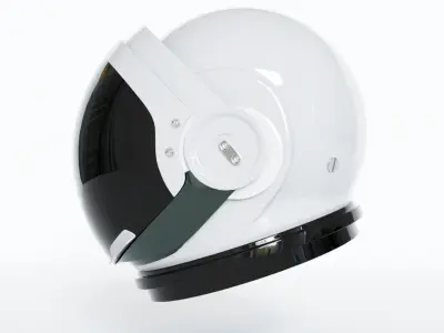 Astronaut Space Helmet - High-Quality 3D Model 3D model