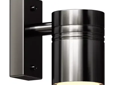 arne led wandlicht mat chroom 3D model